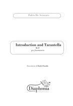 INTRODUCTION AND TARANTELLA for an accordion