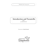 INTRODUCTION AND TARANTELLA for an accordion