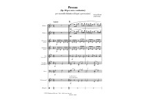 PAVANA OP. 50 (G. Fauré) per ensemble didattico di legni e percussioni PAVANA OP. 50 (G. Fauré) per ensemble didattico di legni e percussioni
